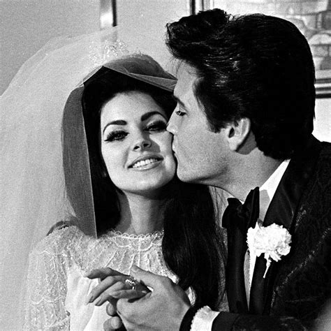 Elvis And Priscilla Presley At Their Wedding Photo Print 8 X 10