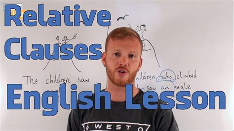 Whose is the only possessive relative pronoun in english. Relative Clauses - English Grammar Lesson (Upper ...