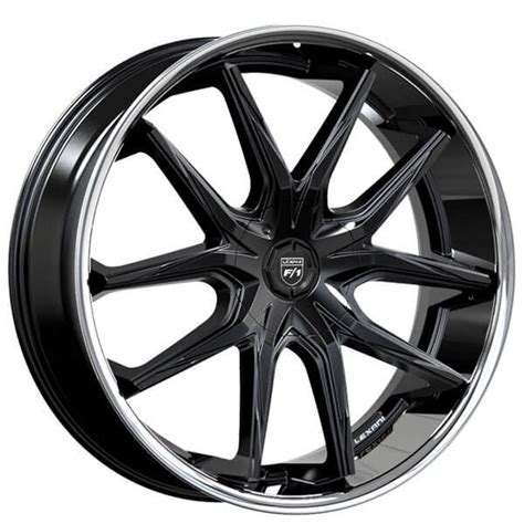 24 staggered lexani wheels r twelve gloss black with ss lip covered cap polaris slingshot 3
