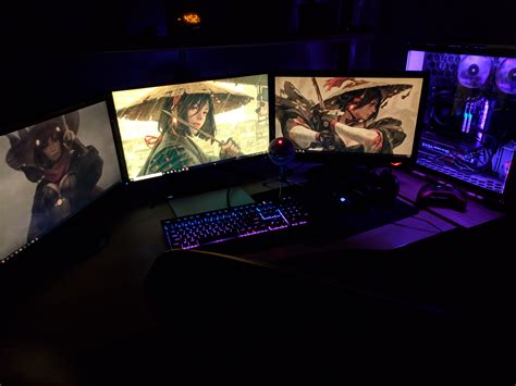 After Years I Finally Have The Triple Monitor Setup I Dreamed Of