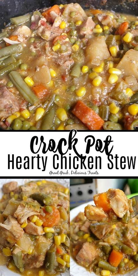 Crock pot brunswick stew, ingredients: Crock Pot Hearty Chicken Stew is an easy and delicious crock pot meal perfect for t… | Stew ...