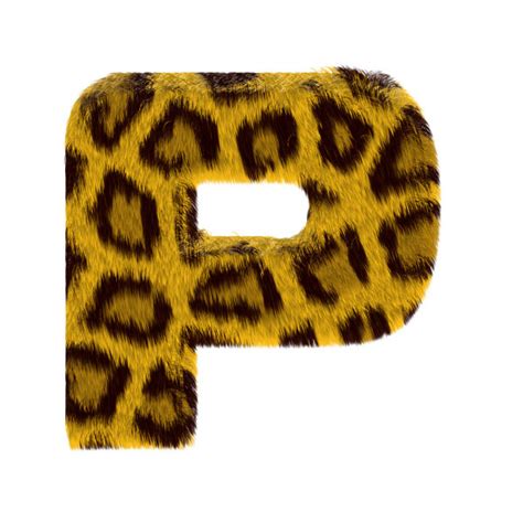 Letter From Tiger Style Fur Alphabet Stock Photo Kirs Ua