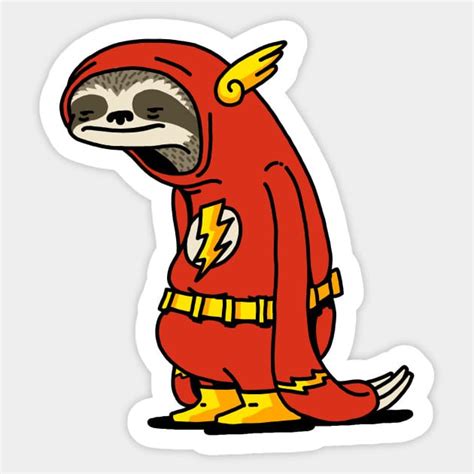 Sloth Flash Funny Decal Laptop Decals Stickers Custom Made In The Usa