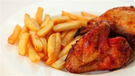 Chicken And Chips Stock Footage Video 3961057 Shutterstock