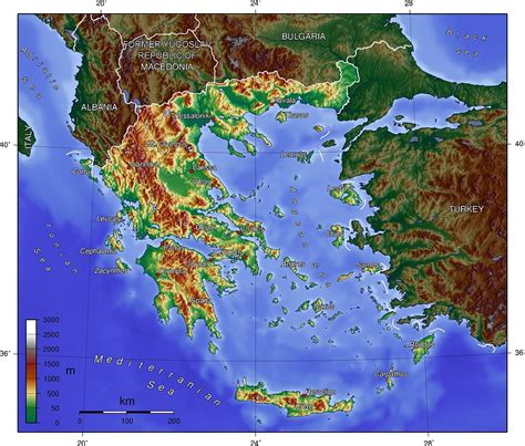 Kartor över Grekland Om Grekland