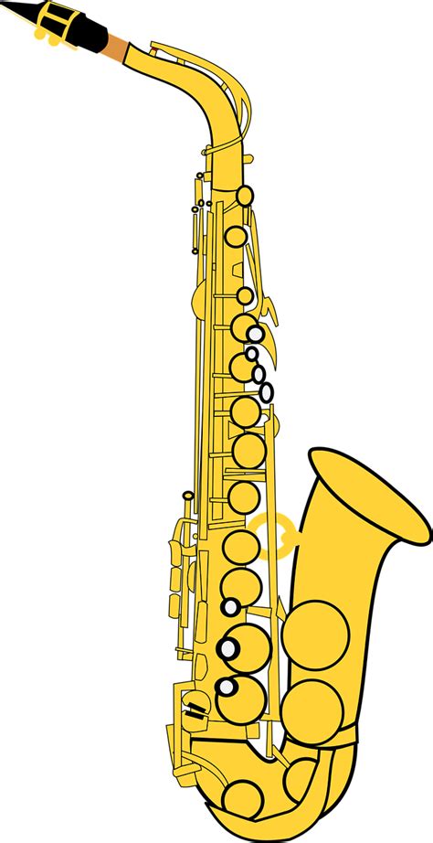 Alto Saxophone Classical · Free Vector Graphic On Pixabay