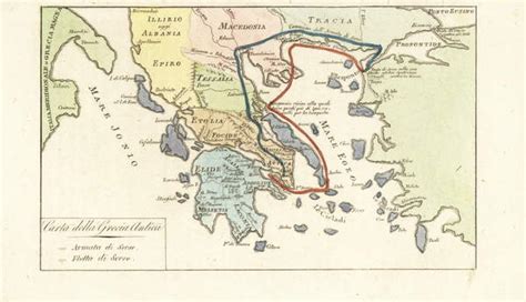 Mapa Staro Ytnej Grecji Unknown Artist