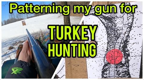 Patterning My 12 Gauge Shotgun For Turkey Hunting YouTube