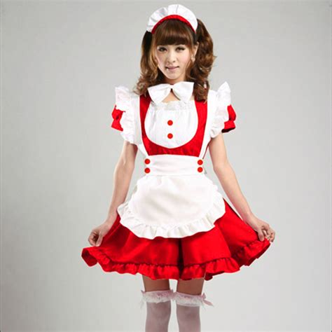 Cute Akihabara Cosplay Costume Anime Maid Dress Japanese Lolita Maid