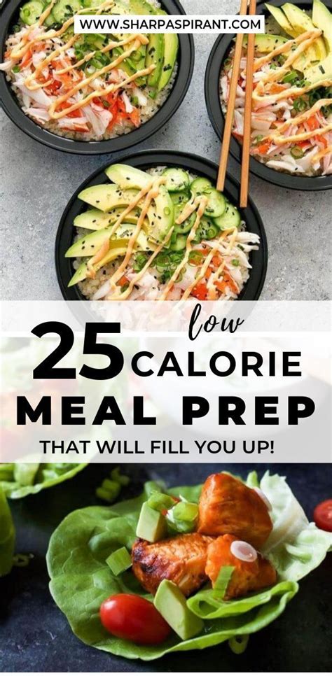 These 25 Low Calorie Meal Prep Ideas Are Full Of Delicious Healthy