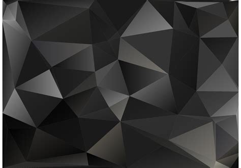 Black Polygon Vector Background Free Vector Art At Vecteezy