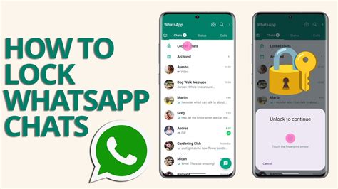 How To Lock Chats On Whatsapp New Update 🔒 Youtube