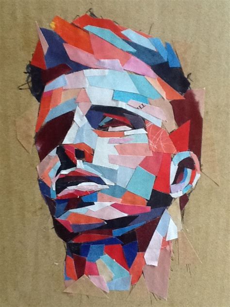 In 2019 Collage Portrait A Level Art