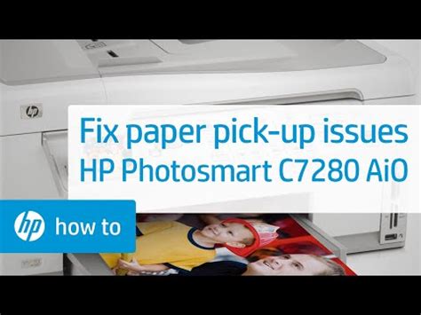You can see device drivers for a hp printers below on this page. Fixing Paper Pick-Up Issues - HP Photosmart C7280 All-in-One Printer - YouTube