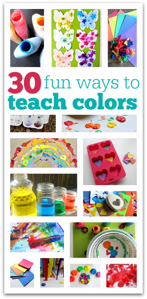 30 Fun Ways To Teach Colors No Time For Flash Cards