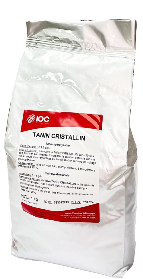 Tannin Cristallin - Winequip - Experts From Harvest To Bottle