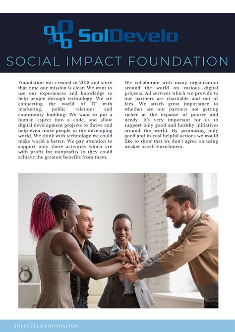 Yearly Report Of Soldevelo Social Impact Foundation Soldevelo Foundation