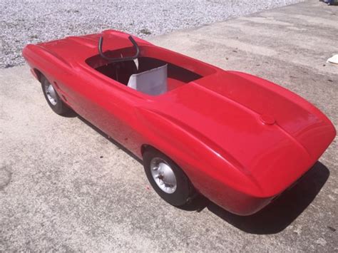 1963 Chevrolet Corvette Stingray Promotional Kiddie Car Barry Toycraft