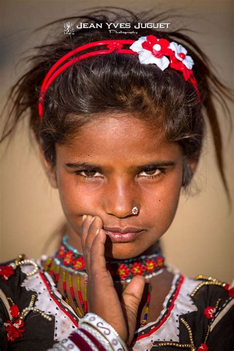 Gamine Gypsy à Pushkar Rajasthan Inde Gypsy Girl In Pushkar