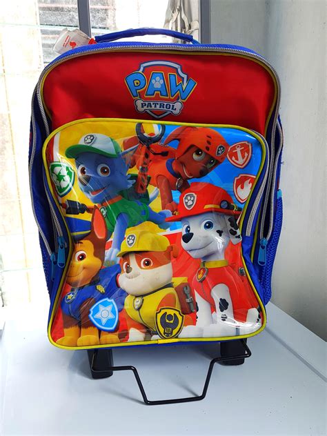 Paw Patrol Trolley Backpack Bag Babies And Kids Going Out Diaper