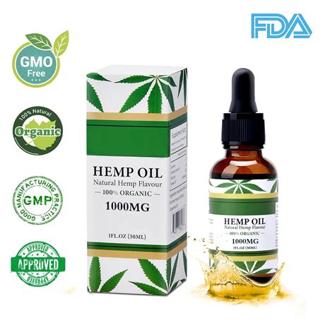 Natural Hemp Seed Oil 30ml Hemp Oil Organic Pure Essential Oil For