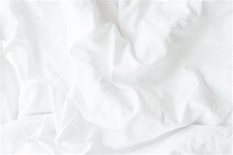 Premium Photo White Bedding Sheets Or White Fabric Wrinkle Texture