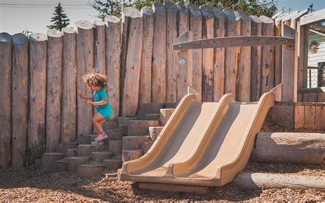 Child Care Centre Natural Playground Slide Earthscape Play