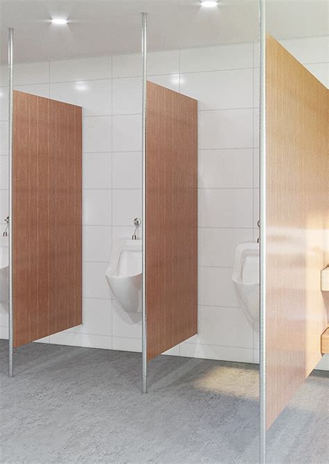 Urinal Privacy Screen Post Supported Tpi Commercial Joinery
