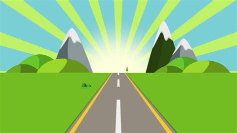 Highway Road Cartoon Images