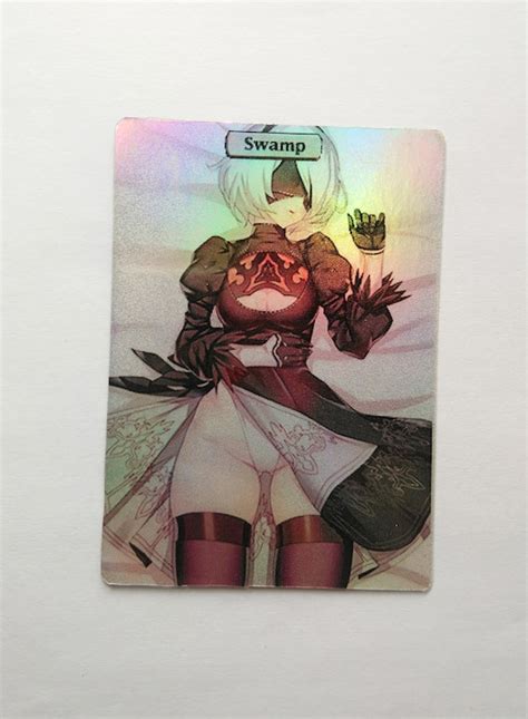 Altered Magic The Gathering Mtg Card Foil Sexy Anime Girl 2b Etsy