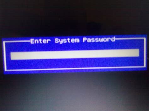 Enter System Password Dell Community