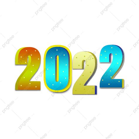3d Gradient Colorful Text Effect 2022 2022 Text Effect 3d Text