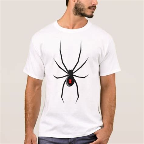 Black Widow Spider Arachnid Lovers T Shirt Zazzle Black Widow