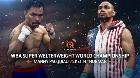 Highlights Pacquiao Vs Thurman Wba Super Welterweight Championship