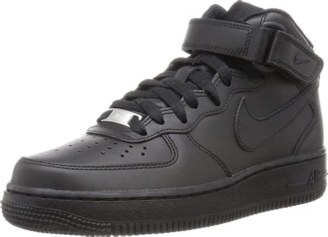 Nike Wmns Air Force 1 Mid 07 Le Sneaker Femme Noir Blackblack 36