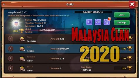 What does clash abbreviation stand for? Clash of Lords 2 Malaysia | Malaysia Clan Leader - YouTube