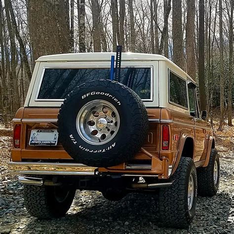 Hd Stock Bumper Tire Carrier 1966 1977 Bronco James Duff Inc