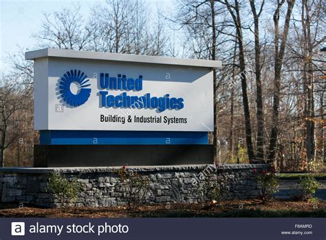 A Logo Sign Outside Of The Headquarters Of The United Technologies