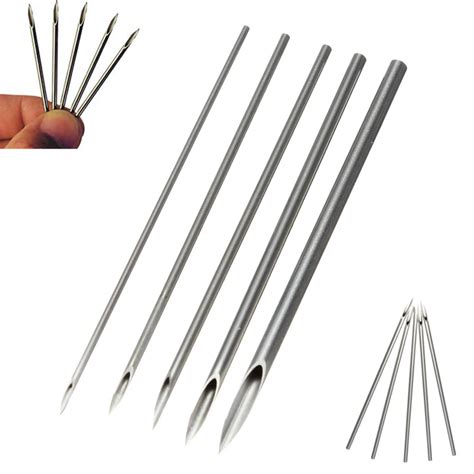 New 12 Gauge 100pc Piercing Needles Sterile Disposable Body Piercing