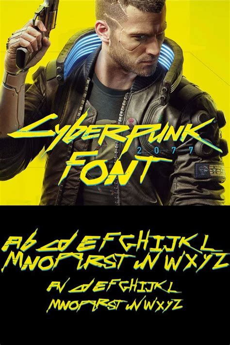 Cyberpunk 2077 Font Free Download Cyberpunk 2077 Cyberpunk Free