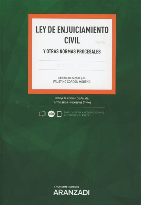 Ley De Enjuiciamiento Civil Y Otras Normas Procesales Escoda Libros