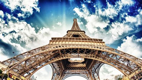 Fondos De Pantalla Francia París Torre Eiffel Vista Desde Abajo