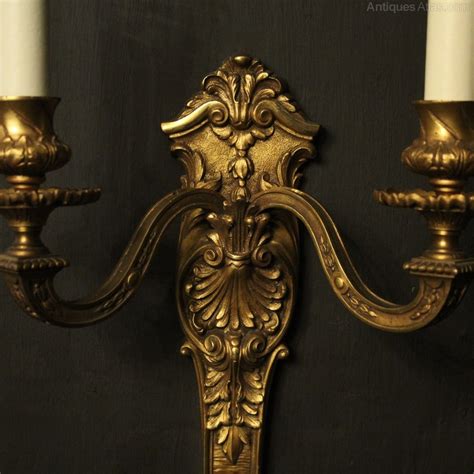 Antiques Atlas French Pair Of Bronze Antique Wall Sconces