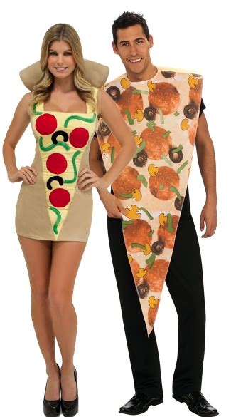 Sexy Slices Couples Costume Pizza Slices Couples Costume Pizza Slice Halloween Costumes