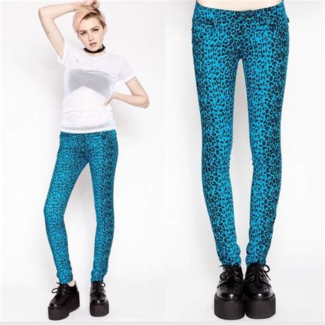 Tripp Nyc T Back Leopard Jeans Show Your Spots In These Vibrant