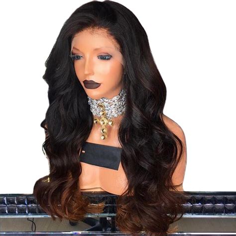 Buy Long Lace Front Human Hair Wigs Pre Plucked Remy