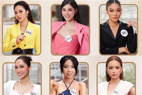 The Winners Of Golden Tickets Of Miss Universe Vietnam 2022 Are Nguyen