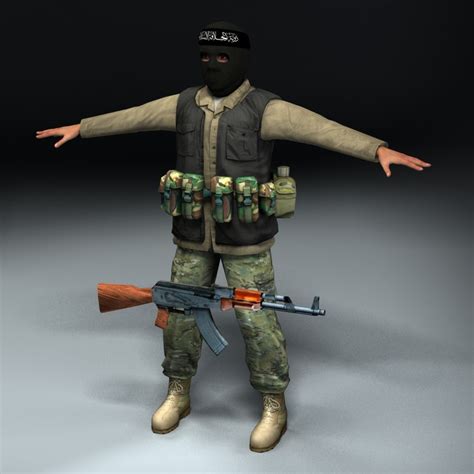 Isis Insurgent Fighter 3d Model