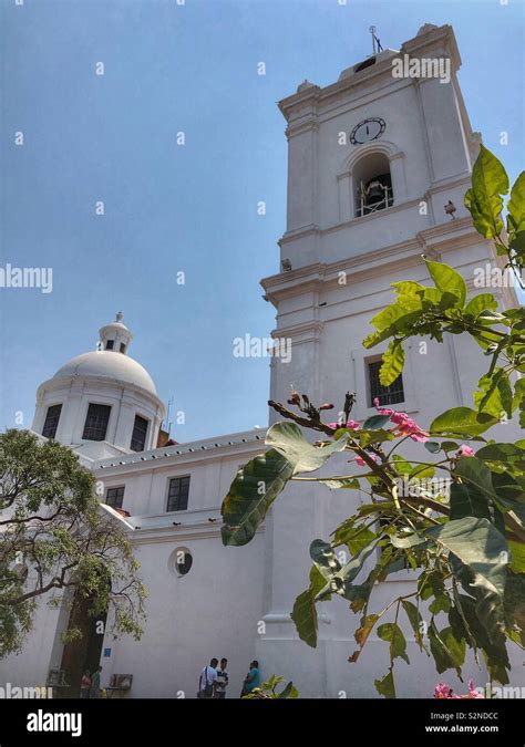 The Main Catholic Church In Old Town Santa Marta Colombia Stock Photo