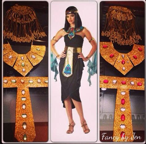 Diy Egyptian Costume Belt And Necklace Pharaoh Costume Cleopatra